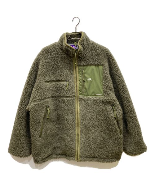 THE NORTHFACE PURPLELABEL（ザ・ノースフェイス パープルレーベル）THE NORTHFACE PURPLELABEL (ザ・ノースフェイス パープルレーベル) Wool Boa Fleece Field Jacket グリーン サイズ:Lの古着・服飾アイテム