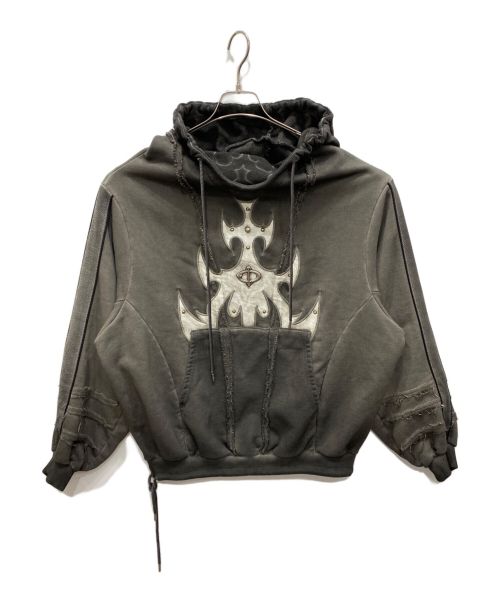 SKOOT（スクート）SKOOT (スクート) EMOCHU HOODIE ブラック サイズ:Sの古着・服飾アイテム