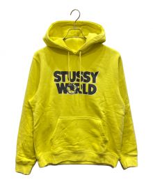 stussy（ステューシー）の古着「プリントパーカー」｜イエロー