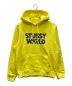 stussy（ステューシー）の古着「プリントパーカー」｜イエロー