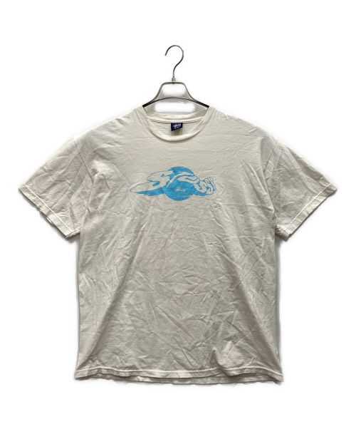 stussy（ステューシー）stussy (ステューシー) プリントTシャツ ホワイト サイズ:XLの古着・服飾アイテム