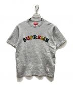 SUPREMEシュプリーム）の古着「Plaid Applique S/S Top」｜グレー