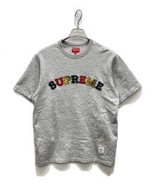 SUPREME（シュプリーム）の古着「Plaid Applique S/S Top」｜グレー