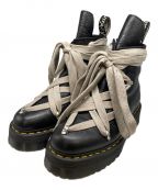 Dr.Martens×RICK OWENSドクターマーチン×リックオウエンス）の古着「1460 QUAD PENT 8 EYE BOOTS」｜ブラック