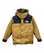 THE NORTH FACEザ ノース フェイス）の古着「マウンテンダウンジャケット」｜ベージュ×ブラック