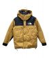 THE NORTH FACE（ザ ノース フェイス）の古着「マウンテンダウンジャケット」｜ベージュ×ブラック