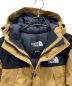 中古・古着 THE NORTH FACE (ザ ノース フェイス) マウンテンダウンジャケット ベージュ×ブラック サイズ:XS：30000円