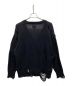 KAMIYA (カミヤ) Distressed Knit Cardigan ブラック サイズ:S：18000円