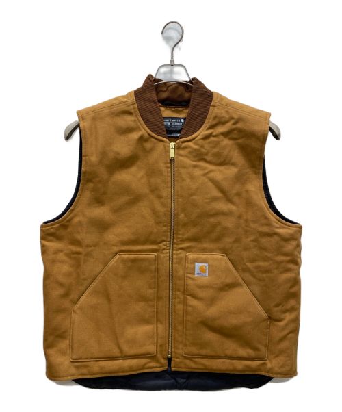 CarHartt（カーハート）CarHartt (カーハート) ダックベスト ブラウン サイズ:XLの古着・服飾アイテム