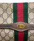 中古・古着 GUCCI (グッチ) クラッチバッグ ブラウン：15000円