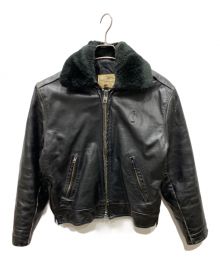 Taylors Leatherwear（テイラーズレザーウェア）の古着「レザーポリスマンジャケット」｜ブラック