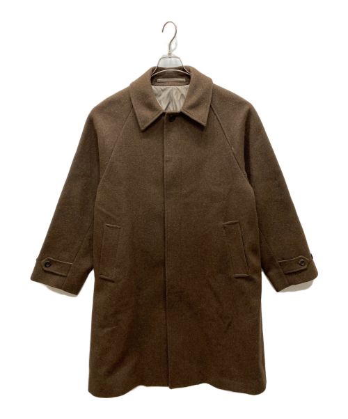 STEVEN ALAN（スティーブンアラン）STEVEN ALAN (スティーブンアラン) TOP WR MLTN CMP BALMACAAN COAT ブラウン サイズ:Lの古着・服飾アイテム