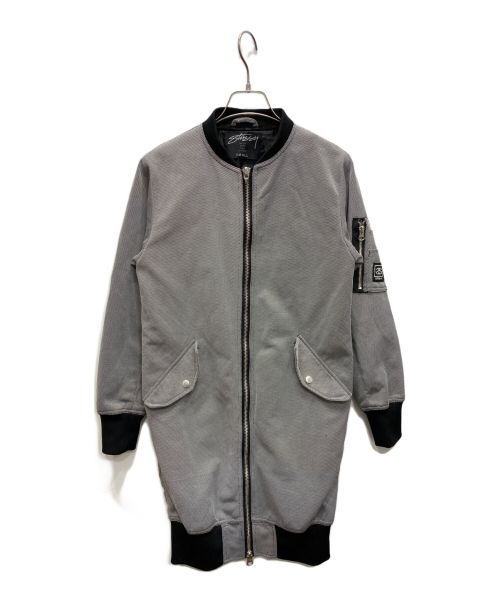 stussy（ステューシー）stussy (ステューシー) MA-1コート ブラック サイズ:Sの古着・服飾アイテム