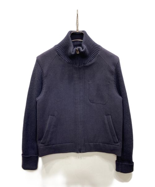 OLD GAP（オールドギャップ）OLD GAP (オールドギャップ) スタンドネック切替ジャケット ネイビー サイズ:XSの古着・服飾アイテム