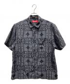 SUPREMEシュプリーム）の古着「Tray Jacquard S S Shirt」｜ブラック