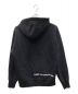 SUPREME (シュプリーム) COMME des GARCONS SHIRT (コムデギャルソンシャツ) Split Box Logo Hooded Sweatshirt ブラック サイズ:S：35000円