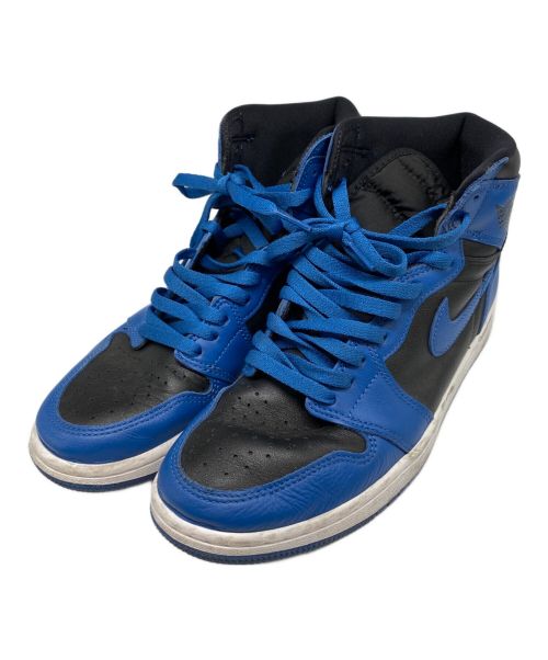 NIKE（ナイキ）NIKE (ナイキ) AIR JORDAN 1 RETRO HIGH OG Dark Marina Blue ブラック×ブルー サイズ:27ｃｍの古着・服飾アイテム