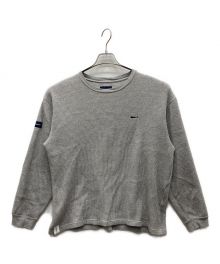 DESCENDANT（ディセンダント）の古着「WAFFLE L/S ロングスリーブカットソー」｜グレー