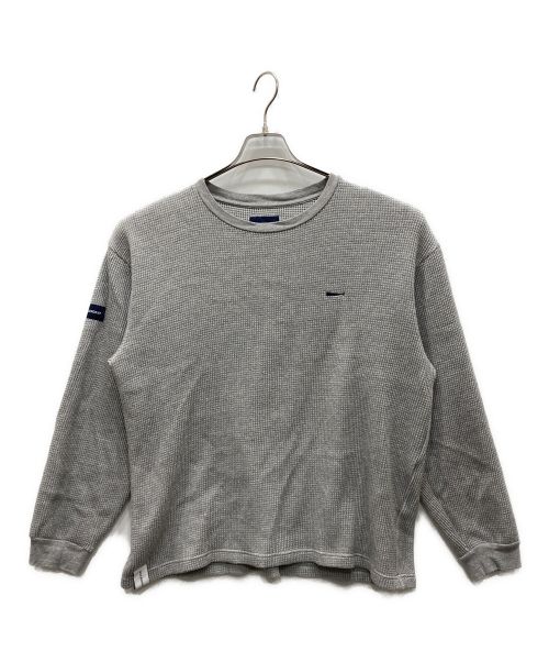 DESCENDANT（ディセンダント）DESCENDANT (ディセンダント) WAFFLE L/S ロングスリーブカットソー グレー サイズ:2の古着・服飾アイテム