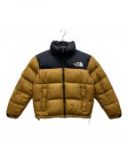 THE NORTH FACEザ ノース フェイス）の古着「Short Nuptse Jacket」｜ブラック×ブラウン