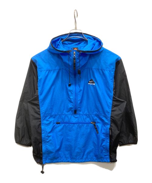 NIKE ACG（ナイキエージーシー）NIKE ACG (ナイキエージーシー) アノラックパーカー ブルー サイズ:Mの古着・服飾アイテム