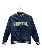 F.C.R.B.エフシーアールビー）の古着「REVERSIBLE SATIN STADIUM JACKET」｜ブラック