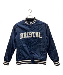 F.C.R.B.（エフシーアールビー）の古着「REVERSIBLE SATIN STADIUM JACKET」｜ブラック