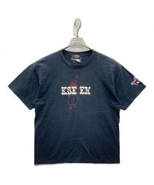 TENDERLOIN（テンダーロイン）の古着「K-SEVEN プリントTシャツ」｜ネイビー