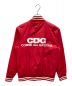 CDG (シーディージー) バックロゴナイロンジャケット レッド サイズ:M：9000円