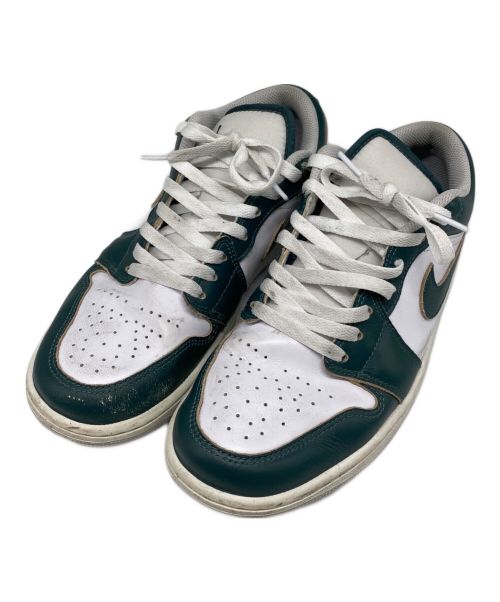 NIKE（ナイキ）NIKE (ナイキ) Air Jordan 1 Low SE ホワイト×グリーン サイズ:US8の古着・服飾アイテム