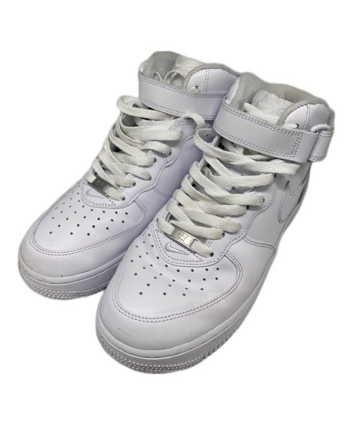 NIKE（ナイキ）NIKE (ナイキ) Supreme (シュプリーム) AIR FORCE1 MID ホワイト サイズ:US8の古着・服飾アイテム