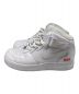 NIKE (ナイキ) Supreme (シュプリーム) AIR FORCE1 MID ホワイト サイズ:US8：14000円