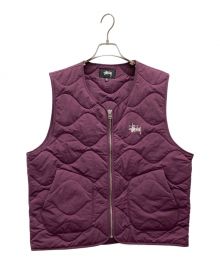 stussy（ステューシー）の古着「Recycled Nylon Liner Vest」｜パープル