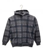 Dimeダイム）の古着「PLAID HOODIE」｜ブラック