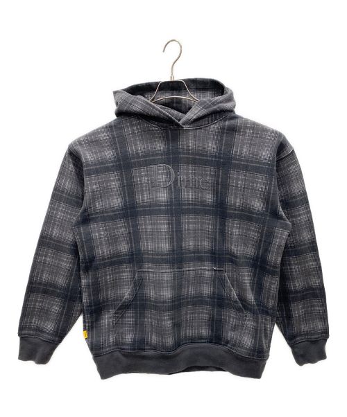 Dime（ダイム）Dime (ダイム) PLAID HOODIE ブラック サイズ:Mの古着・服飾アイテム