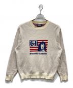 Hysteric Glamourヒステリックグラマー）の古着「CREW NECK KNIT」｜ベージュ