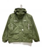 WTAPSダブルタップス）の古着「SHERPA JACKET NYLON TAFFETA OD」｜グリーン