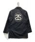 stussy (ステューシー) SOPH. (ソフネット) バックロゴステンカラーコート ブラック サイズ:L：8000円