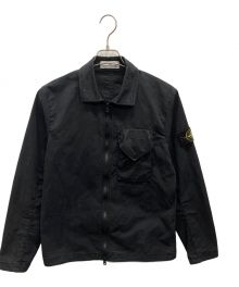 STONE ISLAND（ストーンアイランド）の古着「Stretch Cotton Gabardine Overshirt」｜ブラック