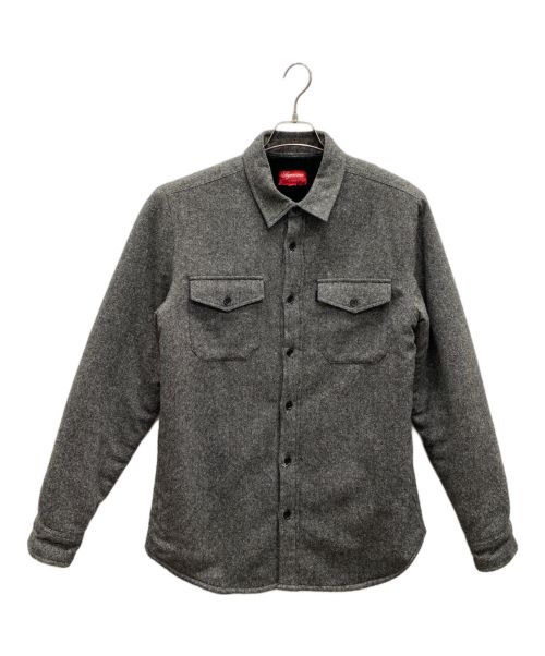 SUPREME（シュプリーム）SUPREME (シュプリーム) FLANNEL SHERPA SHIRT グレー サイズ:Ｍの古着・服飾アイテム