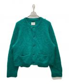 steinシュタイン）の古着「Kid Mohair Cardigan」｜グリーン