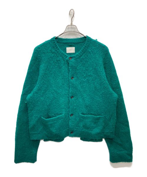 stein（シュタイン）stein (シュタイン) Kid Mohair Cardigan グリーン サイズ:Lの古着・服飾アイテム