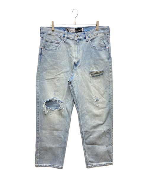 Levi's SILVER TAB（リーバイス シルバータブ）Levi's SILVER TAB (リーバイス シルバータブ) クラッシュデニムパンツ ブルー サイズ:W36の古着・服飾アイテム