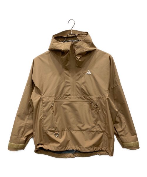 NIKE ACG（ナイキエージーシー）NIKE ACG (ナイキエージーシー) SFADV CASCADE REINS HOODIE JACKET ベージュ サイズ:ＸＬの古着・服飾アイテム