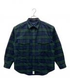 DESCENDANTディセンダント）の古着「CPOC PLAID LS SHIRT」｜グリーン