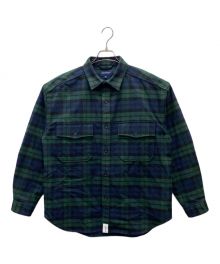 DESCENDANT（ディセンダント）の古着「CPOC PLAID LS SHIRT」｜グリーン