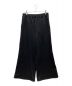 LAD MUSICIAN（ラッドミュージシャン）の古着「LOOP BACK CLOTH WIDE FLARE PANTS」｜ブラック