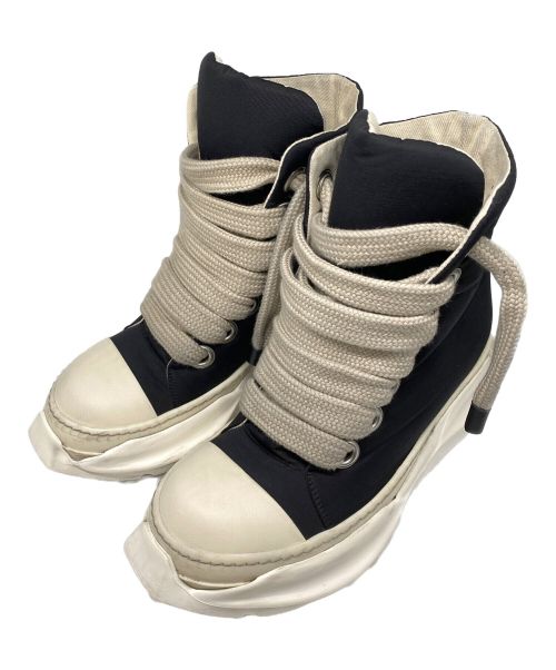 RICK OWENS DRKSHDW（リックオウエンス ダークシャドウ）RICK OWENS DRKSHDW (リックオウエンス ダークシャドウ) JUMBO LACES ABSTRACT SNEAK ブラック サイズ:41の古着・服飾アイテム