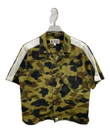 A BATHING APE（アベイシングエイプ）の古着「半袖シャツ」｜グリーン