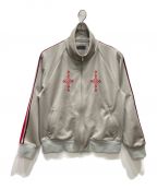 s'yteサイト）の古着「EMBROIDERY TAPE LINE TRACK JACKET」｜グレー